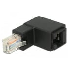 Konni - Delock Adaptateur RJ45 M/F coudé 90° Cat6 UTP