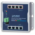 Konni - Planet Switch mural 8 ports Giga PoE at 144W