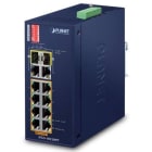 Konni - Planet Switch indus IFGS-1022HPT 8x 100Mb PoE +2 Giga/SFP