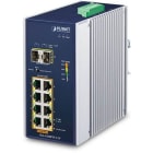 Konni - Planet Switch Indus 12V 8 ports Giga PoE at 240W 2xSFP