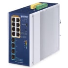 Konni - Planet Switch Indus L2 8 ports Giga PoE Bt 360W 4xSFP+