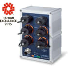 Konni - Planet Switch Indus L2+ 4 ports Giga PoE at 144W IP67