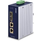 Konni - Planet Transceiver Indus 2xRJ45 Giga PoE bt 180W 2xSFP