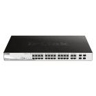 Konni - D-Link Switch SMART+ 24 Giga PoE at 370W + 4 Combo SFP