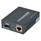 Konni - Planet Transceiver 1xRJ45 Giga PoE at / 1xSFP