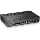 Konni - Zyxel Switch 19" L2 8 ports Giga 2 ports Combo