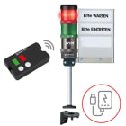 WERMA - SignalSET - Controle d'acces - Colonne lumineuse USB radio - 230 VAC Vert-Rouge