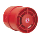 WERMA - Sirène 115dB réglable - Série 140 - 32 sons - 9-28VDC - Rouge - Montage mural