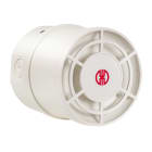 WERMA - Sirène 115dB réglable - Série 140 - 32 sons - 115-230VAC - Blanc Montage mural