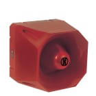 WERMA - Sirène 120db réglable - Série 142 - 42 sons - 18-30VDC - Rouge - Montage mural