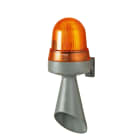 WERMA - Combiné Feu fixe & trompe 98dB - Série 424 - 230VAC - Orange - Mural