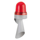WERMA - Combiné Feu fixe & trompe 108dB - Série 434 - 115-230VAC - Rouge - Mural