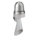 WERMA - Combiné Feu fixe & trompe 108dB - Série 434 - 115-230VAC - Blanc - Mural