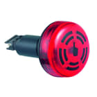 WERMA - Combiné Feu fixe & Buzzer 80dB - Série 450 - Rouge ASI 30VDC - Mtge encastré