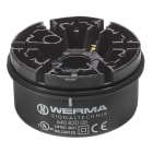 WERMA - KombiSIGN 72 - Elément de raccordement à visser pour montage à plat/équerre