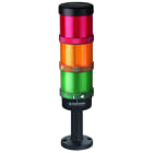 WERMA - KombiSIGN 72 - Colonne lumineuse prémontée tube - 24VAC/DC - Vert/Orange/Rouge