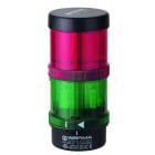 WERMA - KombiSIGN 71 - Colonne lumineuse prémontée - 24VAC/DC -Vert/Rouge