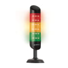 WERMA - CleanSIGN - Colonne lumineuse monobloc - 85dB - 24VDC - Vert/Orange/Rouge