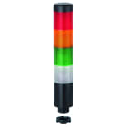 WERMA - Kompakt 37 - Col. lumineuse monobloc - 85dB - 24VAC/DC - Blanc/Vert/Orange/Rouge