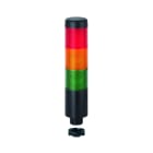 WERMA - Kompakt 37 - Col. lumineuse monobloc - 85dB - 24VAC/DC - Vert/Orange/Rouge