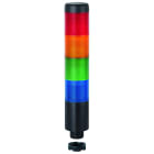 WERMA - Kompakt 37 - Col. lumineuse monobloc - 85dB - 24VAC/DC - Bleu/Vert/Orange/Rouge
