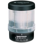 WERMA - Feu fixe surveillé - Série 806 - 24VDC - Blanc - Montage à plat/mural