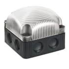 WERMA - FlexSQUARE - Série 853 - Feu double flash - 12VDC - Blanc - A plat/mural