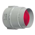 WERMA - Feu de trafic - Série 890 - 12-230VAC/DC - Rouge - Montage à plat/mural