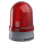 WERMA - EvoSIGNAL Maxi - Feu fixe/clignotant - 12-24VAC/DC - Rouge - Montage polyvalent
