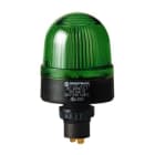 WERMA - Feu flash xenon - Serie 208 - 230VAC - Vert - Montage encastre