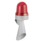 WERMA - Combiné Feu fixe & trompe 108dB - Série 434 - 10-48VAC/DC - Rouge - Mural