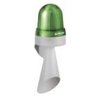 WERMA - Combiné Feu fixe & trompe 108dB - Série 434 - 10-48VAC/DC - Vert - Mural