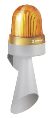 WERMA - Combiné Fixe/flash/EVS trompe 108dB - Série 435 - 10-48VAC/DC - Orange - Mural