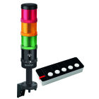 WERMA - AndonWirelessSET - Vert-Rouge 5 Boutons 868MHz