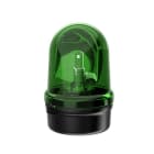 WERMA - Gyrophare LED - 115-230VAC - Vert - Montage à plat