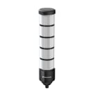 WERMA - RST56 Colonne lumineuse LED 24VDC 5 niveaux BL/B/V/O/R Buzzer M12