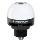 WERMA - MC55 Touch NPN - Dôme Multicolore Buzzer 85dB  - 24VDC - 3 coul. - Encastré M12