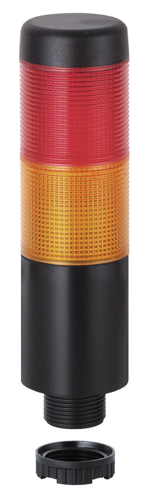 WERMA - Kompakt 37 - Colonne lumineuse monobloc - 12VAC/DC - Orange/Rouge
