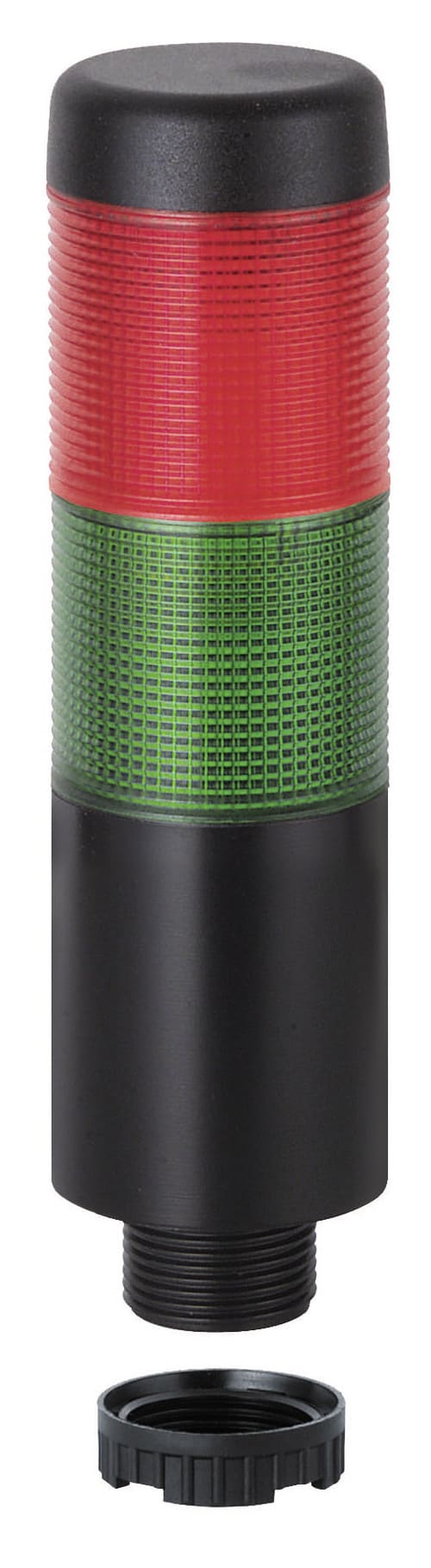 WERMA - Kompakt 37 - Col. lumineuse monobloc - 85dB - 12VAC/DC - Vert/Rouge