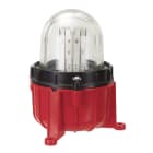 WERMA - Feu d'obstacle STAC type B - Serie 281 - 230VAC - Rouge - Montage a plat