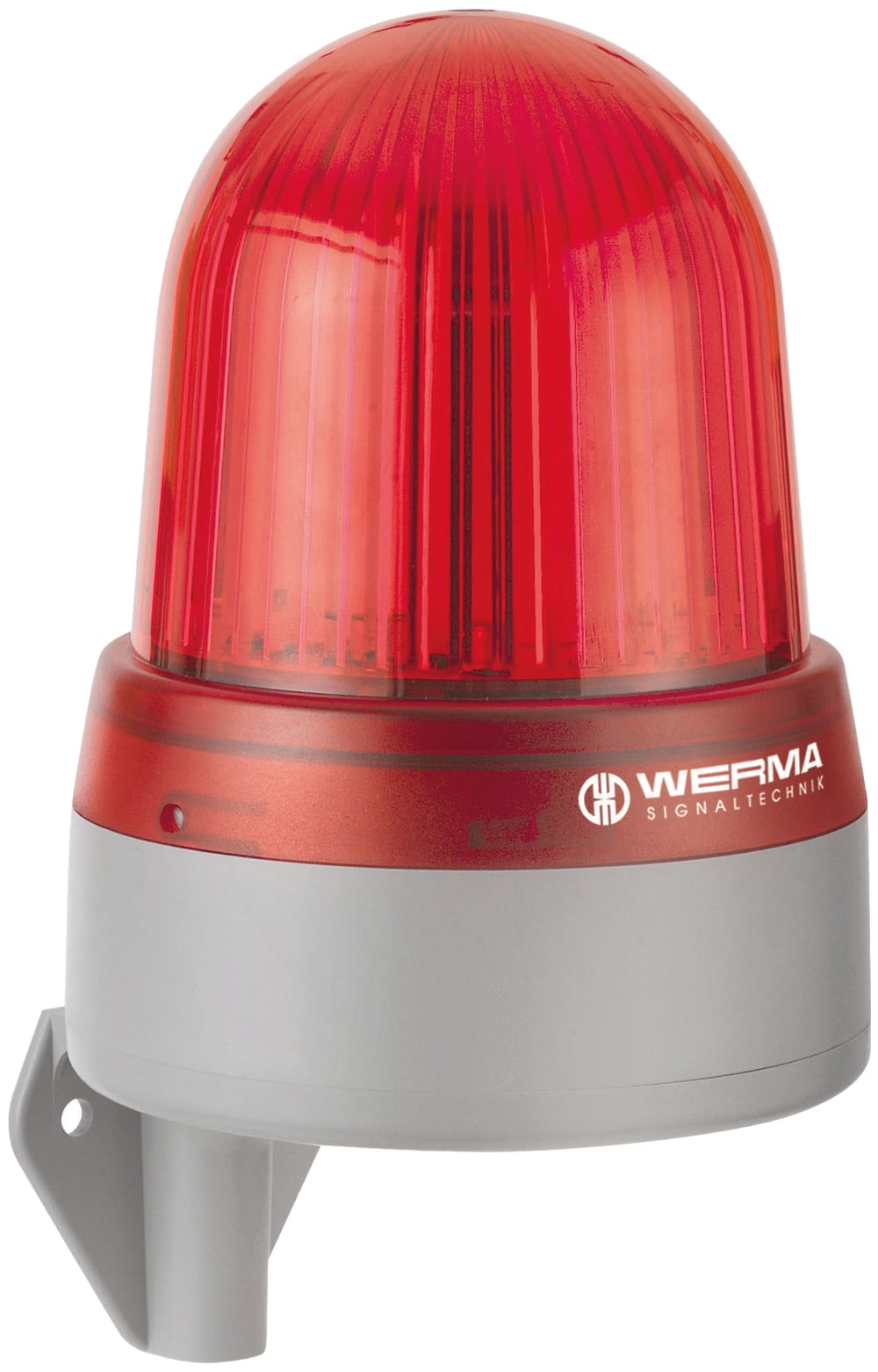 WERMA - Combiné Fixe/Flash/EVS 108dB - Série 433 - 24VAC/DC - Rouge - Mural