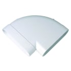 Coude Minigaine blanc 90 horizont.equivalent D125 (60x200)