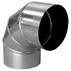 Aldes - Coude rigide en aluminium 90° - diamètre 100 mm