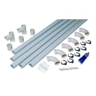 Aldes - Kit de conduits et accessoires diamètre 51mm série T pour 3 prises