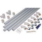 Aldes - Kit de conduits et accessoires diamètre 51mm série T pour 1 prise