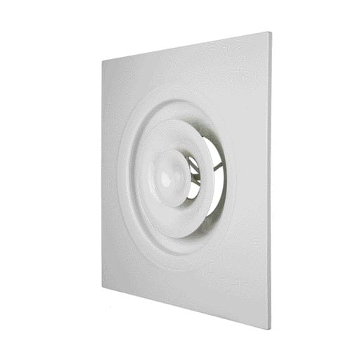 Aldes - Diffuseur soufflage réglable circulaire acier blanc dalle 600x600 A842 TP D200