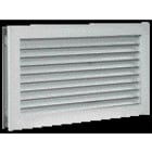 Aldes - Grille de transfert simple déflexion AC181 Aluminium fixation par vis 600x300 mm