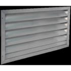 Aldes - Grille extérieure murale en alu brut pour air neuf ou vicié AG 639 800x800mm
