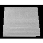 Aldes - Grille de reprise en dalle de plafond 600x600 blanche avec maille carrée AO123Z