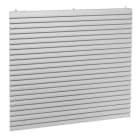 Aldes - Grille de reprise dalle de plafond 600x600 blanche à ailette inclinée AO251